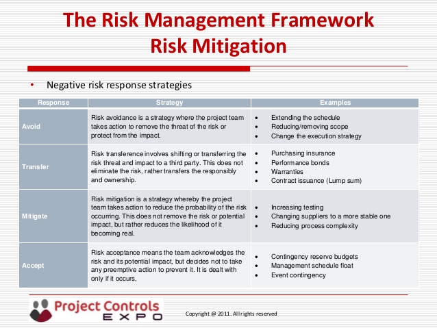 Risk Management Framework Example